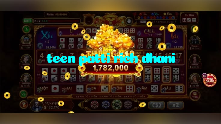 teen patti rich dhani